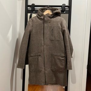 COS Jacket Grey with Hood. Great modern silhouette - Small